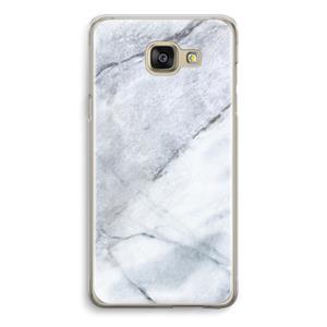 CaseCompany Witte marmer: Samsung Galaxy A5 (2016) Transparant Hoesje