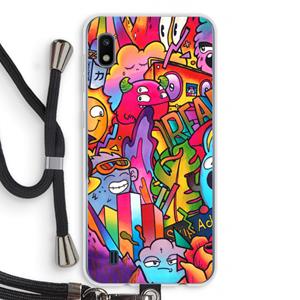CaseCompany Dreams: Samsung Galaxy A10 Transparant Hoesje met koord