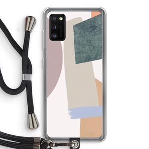 CaseCompany Lindo: Samsung Galaxy A41 Transparant Hoesje met koord