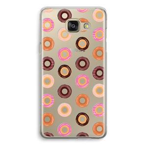 CaseCompany Donuts: Samsung Galaxy A5 (2016) Transparant Hoesje
