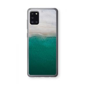 CaseCompany Stranded: Samsung Galaxy A31 Transparant Hoesje