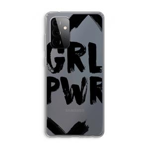 CaseCompany Girl Power #2: Samsung Galaxy A72 Transparant Hoesje