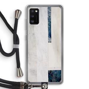 CaseCompany Meet you there: Samsung Galaxy A41 Transparant Hoesje met koord