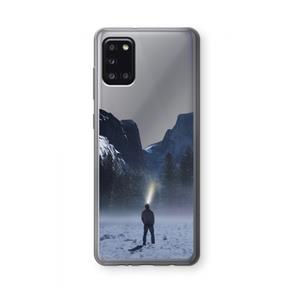 CaseCompany Wanderlust: Samsung Galaxy A31 Transparant Hoesje