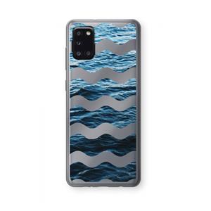 CaseCompany Oceaan: Samsung Galaxy A31 Transparant Hoesje