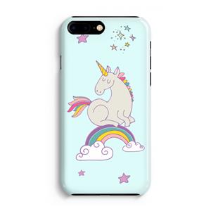 CaseCompany Regenboog eenhoorn: Volledig Geprint iPhone 7 Plus Hoesje