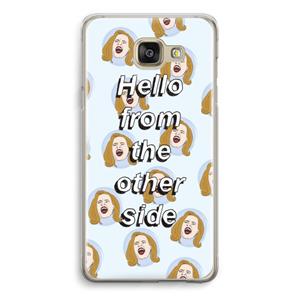 CaseCompany Hello: Samsung Galaxy A5 (2016) Transparant Hoesje