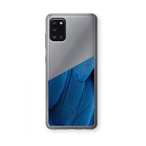 CaseCompany Pauw: Samsung Galaxy A31 Transparant Hoesje