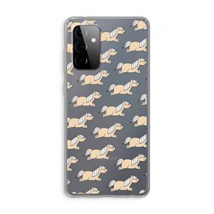 CaseCompany Ponys: Samsung Galaxy A72 Transparant Hoesje