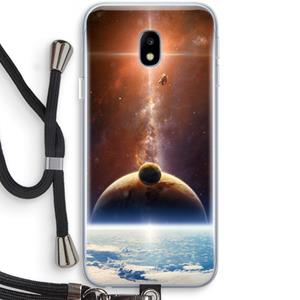 CaseCompany Omicron 2019: Samsung Galaxy J3 (2017) Transparant Hoesje met koord