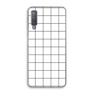 CaseCompany Rooster: Samsung Galaxy A7 (2018) Transparant Hoesje
