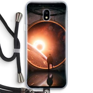 CaseCompany Ephemeral: Samsung Galaxy J3 (2017) Transparant Hoesje met koord