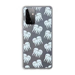 CaseCompany Octopussen: Samsung Galaxy A72 Transparant Hoesje