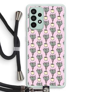 CaseCompany Boompje: Samsung Galaxy A52s 5G Transparant Hoesje met koord