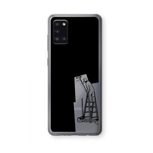 CaseCompany Musketon Painter: Samsung Galaxy A31 Transparant Hoesje