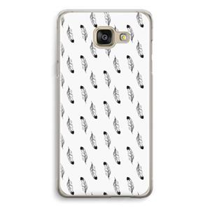 CaseCompany Pluimen: Samsung Galaxy A5 (2016) Transparant Hoesje