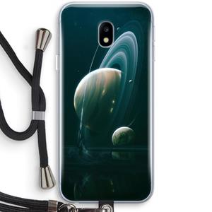 CaseCompany Mercurius: Samsung Galaxy J3 (2017) Transparant Hoesje met koord