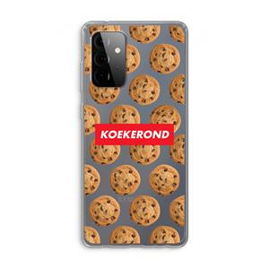 CaseCompany Koekerond: Samsung Galaxy A72 Transparant Hoesje