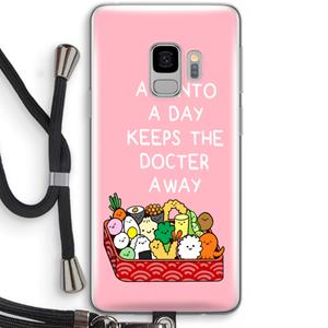 CaseCompany Bento a day: Samsung Galaxy S9 Transparant Hoesje met koord