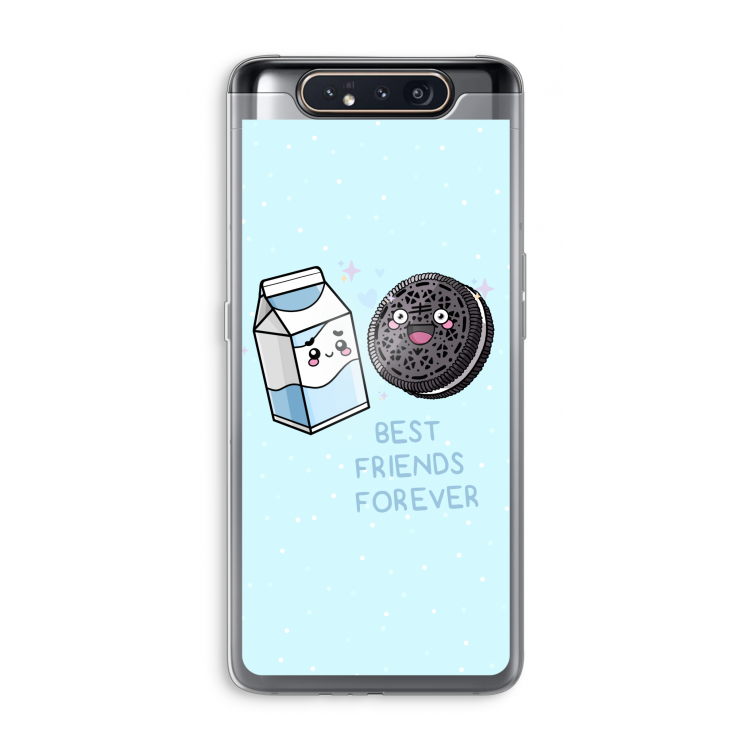 CaseCompany Best Friend Forever: Samsung Galaxy A80 Transparant Hoesje