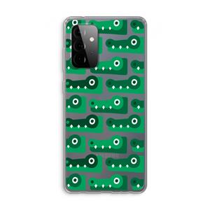 CaseCompany Crocs: Samsung Galaxy A72 Transparant Hoesje