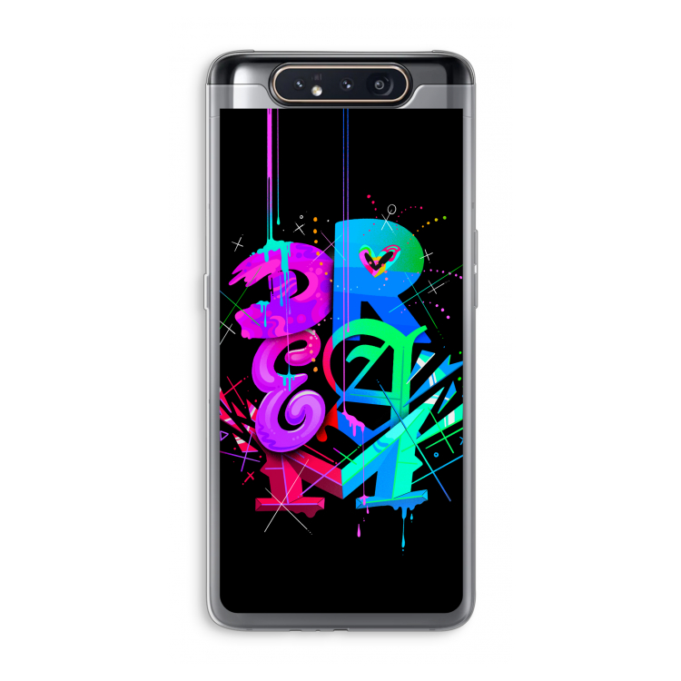 CaseCompany Dream: Samsung Galaxy A80 Transparant Hoesje