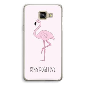 CaseCompany Pink positive: Samsung Galaxy A5 (2016) Transparant Hoesje