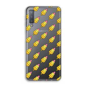 CaseCompany Waterijsjes: Samsung Galaxy A7 (2018) Transparant Hoesje