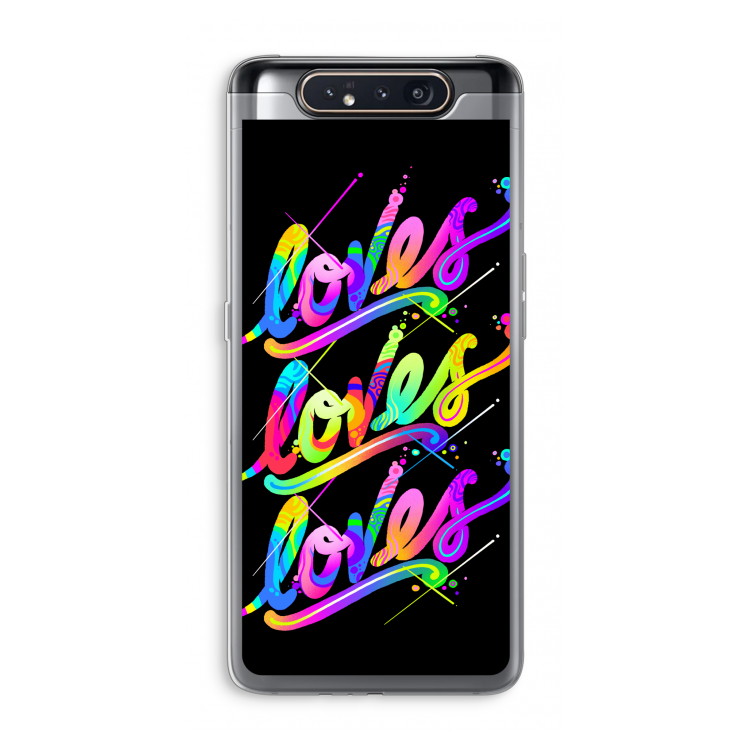 CaseCompany Loves: Samsung Galaxy A80 Transparant Hoesje