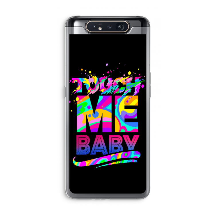 CaseCompany Touch Me: Samsung Galaxy A80 Transparant Hoesje