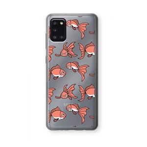CaseCompany Blub: Samsung Galaxy A31 Transparant Hoesje