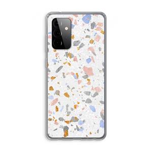 CaseCompany Terrazzo N°8: Samsung Galaxy A72 Transparant Hoesje