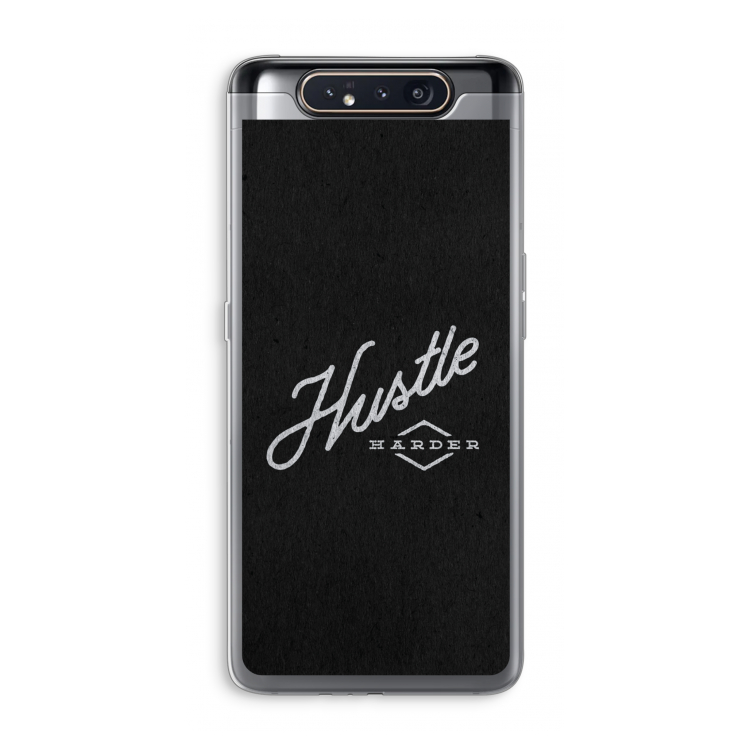 CaseCompany Hustle: Samsung Galaxy A80 Transparant Hoesje