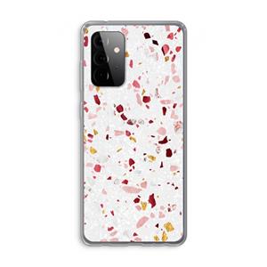 CaseCompany Terrazzo N°9: Samsung Galaxy A72 Transparant Hoesje