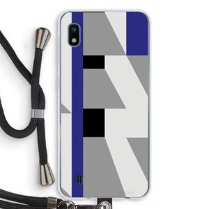 CaseCompany Gestalte 2: Samsung Galaxy A10 Transparant Hoesje met koord
