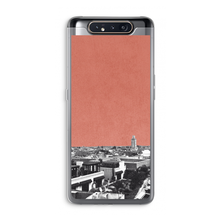 CaseCompany Marrakech Skyline : Samsung Galaxy A80 Transparant Hoesje