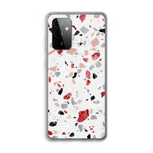 CaseCompany Terrazzo N°12: Samsung Galaxy A72 Transparant Hoesje