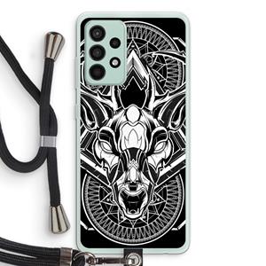 CaseCompany Oh Deer: Samsung Galaxy A52s 5G Transparant Hoesje met koord