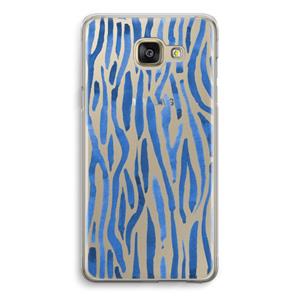 CaseCompany Blauwe nerven: Samsung Galaxy A5 (2016) Transparant Hoesje