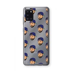 CaseCompany Drake Away: Samsung Galaxy A31 Transparant Hoesje