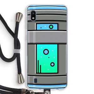 CaseCompany Chug Bottle: Samsung Galaxy A10 Transparant Hoesje met koord