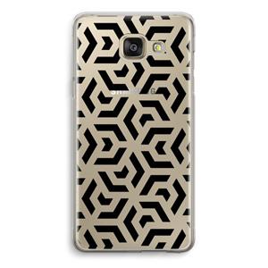CaseCompany Crazy pattern: Samsung Galaxy A5 (2016) Transparant Hoesje