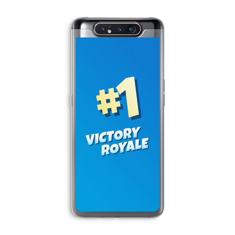 CaseCompany Victory Royale: Samsung Galaxy A80 Transparant Hoesje