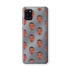 CaseCompany Kanye Call Me℃: Samsung Galaxy A31 Transparant Hoesje