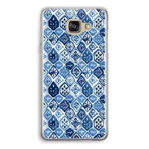 CaseCompany Blauw motief: Samsung Galaxy A5 (2016) Transparant Hoesje