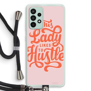 CaseCompany Hustle Lady: Samsung Galaxy A52s 5G Transparant Hoesje met koord