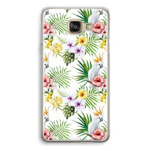 CaseCompany Gele kuif: Samsung Galaxy A5 (2016) Transparant Hoesje