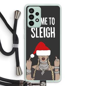CaseCompany Came To Sleigh: Samsung Galaxy A52s 5G Transparant Hoesje met koord