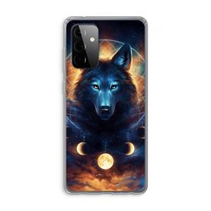 CaseCompany Wolf Dreamcatcher: Samsung Galaxy A72 Transparant Hoesje
