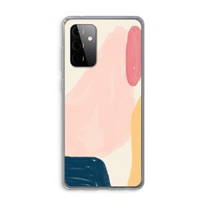 CaseCompany Saturday Flow: Samsung Galaxy A72 Transparant Hoesje